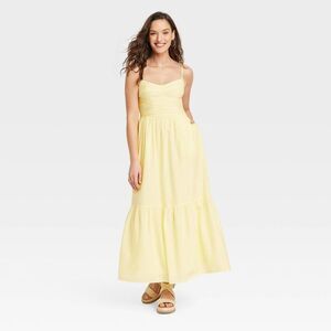 Women's Maxi Sundress - Universal Thread Yellow XS